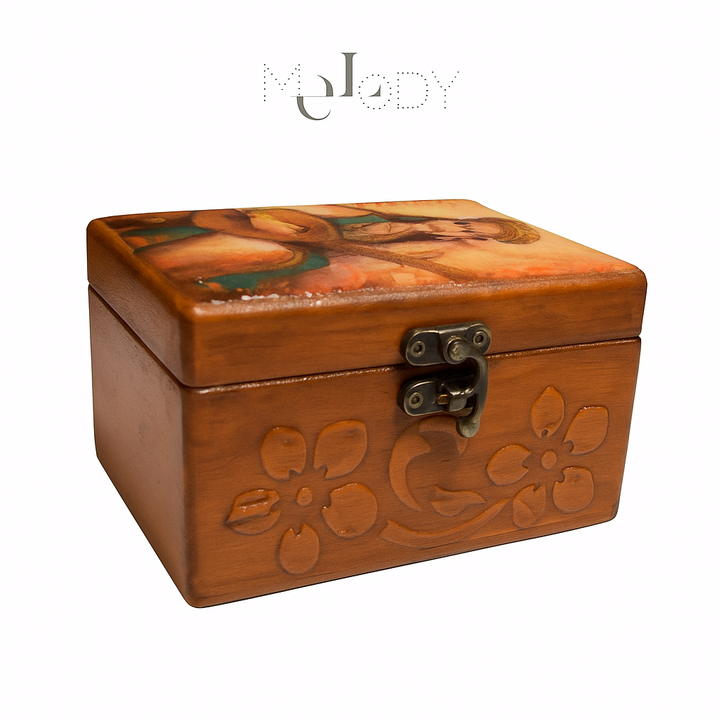 جعبه پتینه چوب مدل طرح چوب Melodyart